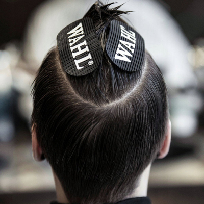 Kapëse flokësh me ngjitje Wahl Hair Sectioning Grips, set me 2 copë, të zeza