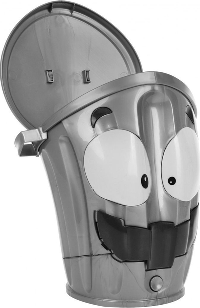 Семејна игра Crazy Trash Can, интерактивна, 2 нивоа тежина, сива