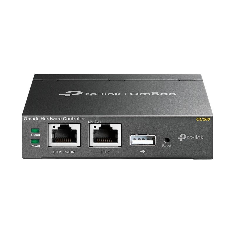 Kontroller rrjeti TP-Link OC200 Omada Cloud, menaxhim nga cloud, PoE, gri