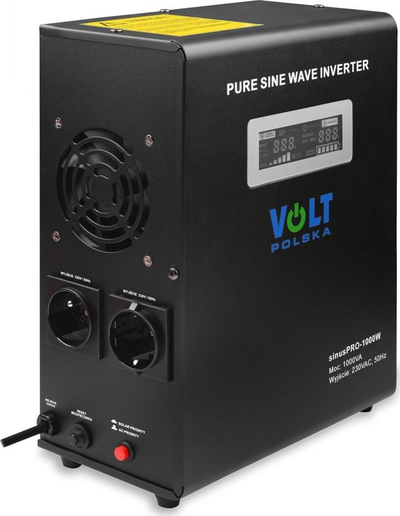 Итен напојувач на енергија Волт СинусПРО 1000W, 12V, УПС, црн