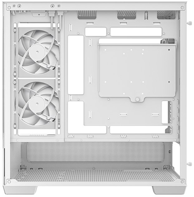 Kути PC DEEPCOOL CG380 3F, Mid Tower M ATX, калено стакло, бела