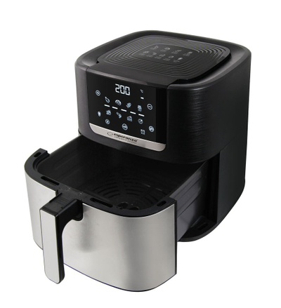 Fritezë me ajër Esperanza EKA004 Fat-Free Fryer, 8L, 1700W, e zezë argjendi