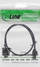 Kabllo rrjeti InLine Patch Cable Slim, Cat.8.1, U/FTP, 0.5m, e zezë
