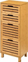 Dolap i nalt banjo Sicela, me 4 sirtarë, 40 x 30 x 97.5 cm, kafe bambu