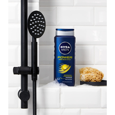 Xhel për meshkuj Power Refresh Nivea 250 ml