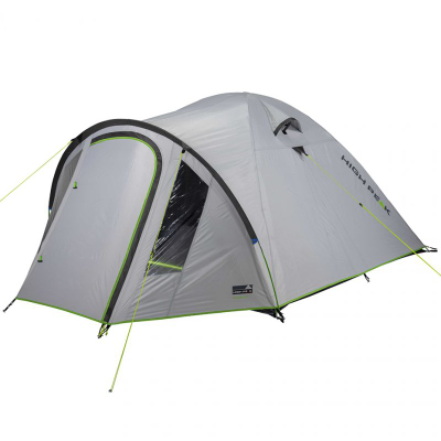 Çadër kampingu High Peak Nevada 5.0, familjare 5 persona, gri me neon jeshile