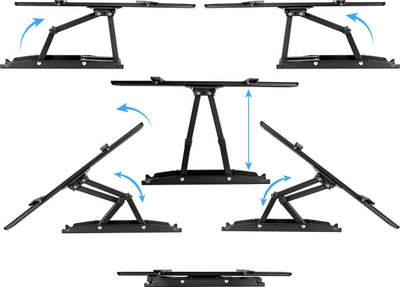 Mbajtëse muri për TV King Mount KG-1031, 32-85\", 50 kg, VESA 600x400, e zezë