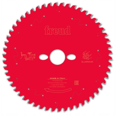 Teh sharrë rrethore Freud LP85M, 210mm 54T, vrimë 30mm, metalik