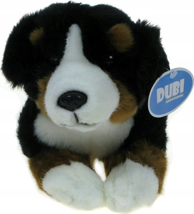 Lodër pelushi Dubi qenushi Bernese Mountain Dog, 27 cm, shumëngjyrëshe