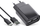 Karikues muri InLine DUO+, 2 porta USB 2.1A, me kabllo USB Type C 1.5m, i zi