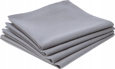 Peceta tavoline pambuku, set 4 copë, 40x40 cm, ngjyrë neutrale