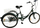 Склоплив велосипед со 3 тркала Enero, 24", Shimano 6 брзини, зелен
