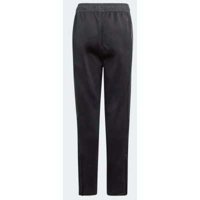 Pantallona sportive Adidas Tiro Suit-Up Woven Jr IB3796, për fëmijë, me xhepa me zinxhir, të zeza