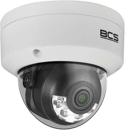 Kamerë dome IP BCS BCS-V-DIP24FSR3L3-Ai1, 4Mpx, 2.8mm, e bardhë