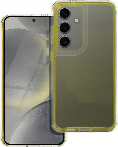 Futrollë Matrix Clear Case për Xiaomi Redmi Note 13 4G, TPU, kundër goditjeve, transparente me nuancë të verdhë