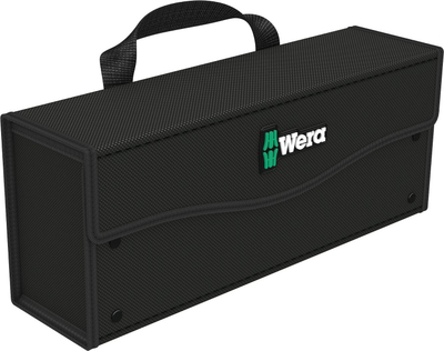 Çantë për vegla Wera 2Go3, 325 x 130 x 80 mm, e zezë