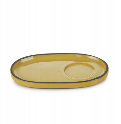 Pllakëz e vogël Revol Caractre Saucer, porcelan, stil modern, e bardhë