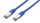 Kabllo rrjeti C-TECH CB-PP5F-1B, Cat5e FTP, RJ45, 1m, blu