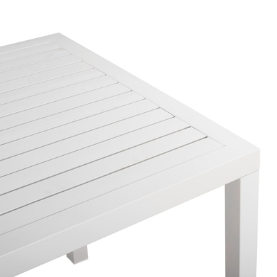 Tavolinë alumini 80×80 cm (HM5572.01), bardhë