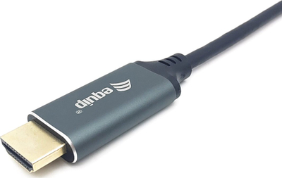 Kabllo USB C në HDMI Equip, 3m, 4K 60Hz, e zezë