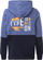 Bluzë me kapuç Hi-Tec Expen JRB Jr Sweatshirt, për kalamaj, mikrofleece, blu