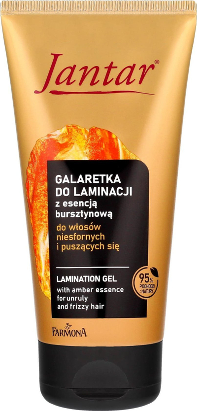 Xел за коса Јантар Ламинационен гел, ефект на ламинирање, 150 g