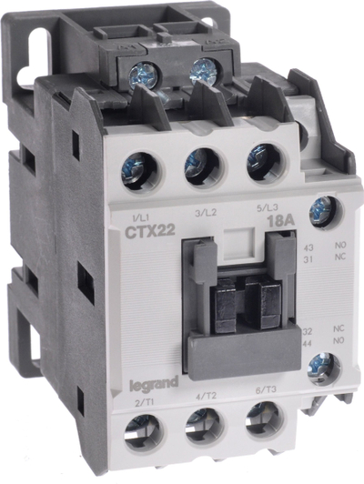 Stycznik mocy 18A 3P 24V AC 1Z 1R CTX3 (416100)