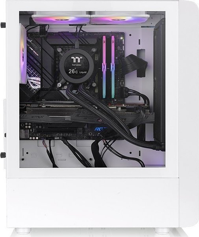 Kasë Thermaltake S200 TG ARGB Snow, Midi Tower