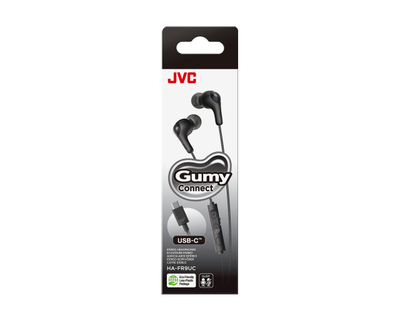 Слушалки во уво JVC HA-FR9UCBU, со микрофон, со кабел, црни