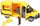 Lodër furgon Bruder MB Sprinter DHL 02671, me figurë korrieri, e verdhë