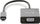 Адаптер USB-C во VGA LMP, за лаптоп и персонален компјутер, сив