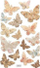 Ngjitëse shkumëze Dalprint flutura, 16 copë, shumëngjyrëshe