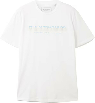 Maicë Tom Tailor Regular Fit, e bardhë