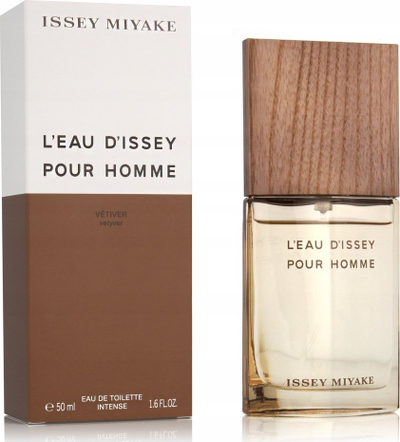 Parfum Issey Miyake L'Eau D'Issey Pour Homme Vetiver Intense, Eau de Toilette, 50ml, transparent