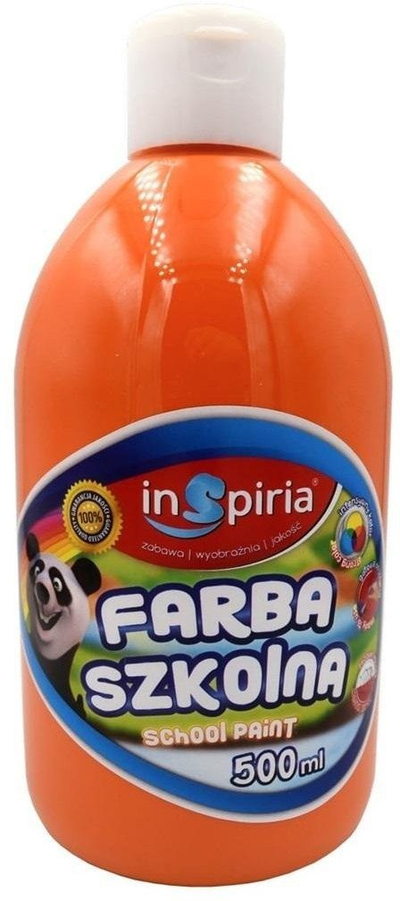 Ngjyrë uji për shkollë Orange, 500ml, portokalli