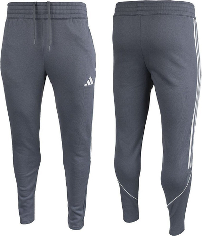 Pantallona dres adidas Tiro 23 League Sweat M HZ3019, xhepa me zinxhir, për meshkuj, gri