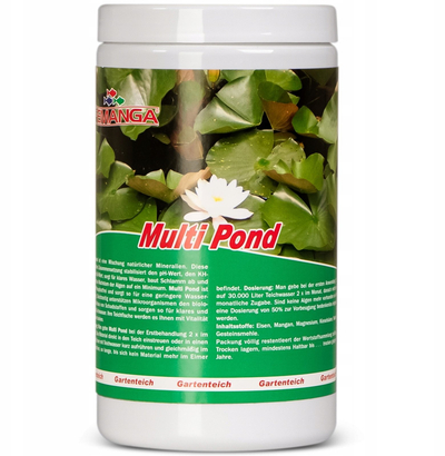 Përgatitës uji për pellgje Femanga Multi Pond, mineralo bakterial, 1000 g, i bardhë