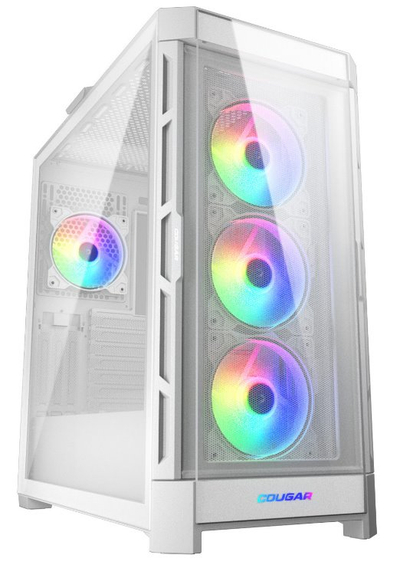 Kasë COUGAR PC DUOFACE Pro RGB White, Mid Tower, 4 x ARGB, e bardhë