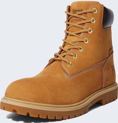 Çizme pune Timberland 30949, majë metalike, që s’i hyn uji, ngjyrë wheat
