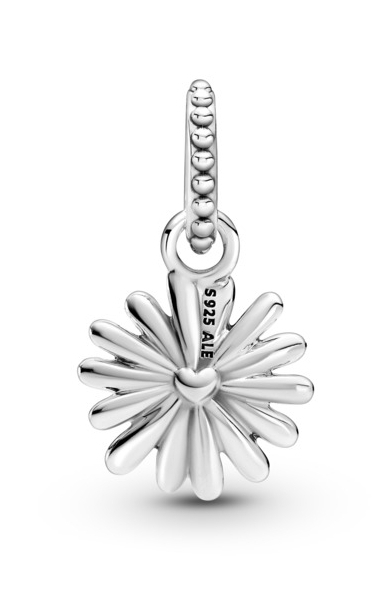 Pendant për byzylyk Pandora, argjendtë / transparent / vjollcë