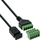 Adapter Micro USB InLine, soket në terminal 5 pole, 1m, i zi