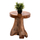 Tavolinë Logg druri teak Φ40×45 cm (HM9351)