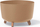 Vazo lulesh Prosperplast Gracia Standard Eco Wood DGRL400W, plastike, pamje dru natyral, e kafe