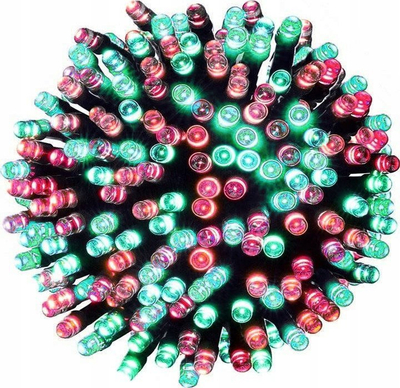 Drita dekoruese jashtë Feeric Lights, 100 LED, 8m, kuqe jeshile
