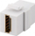 Modul Keystone Goobay me 2 porta HDMI, 4K 60Hz, i bardhë