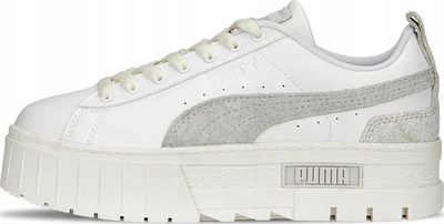 Atlete goca Puma Mayze Thrifted W, me platformë, të bardha