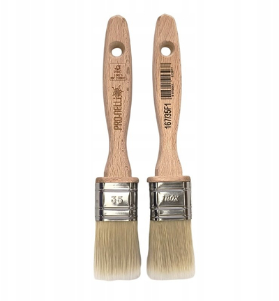 Furçë profesionale GEMINI Pure Natural, madhësia 35, qime natyrale, dru natyral