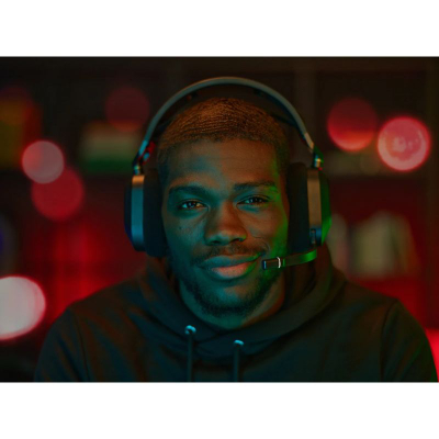 Kufje gaming Corsair HS80 Wireless, 7.1 Dolby Atmos, RGB, të zeza