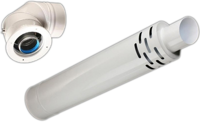 Set Horizontal Ajr-Flue Gaz 60x100mm për Sobat Kondensuese IMMERGAS – ONPPS60100IMERK