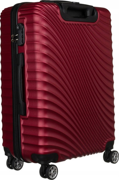 Valixhe udhëtimi Peterson PTN ML-29 Medium, ABS, 4 rrota, burgundy